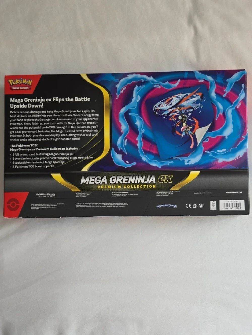 Pokemon Mega Greninja EX Premium Collection - Blue Collector Box